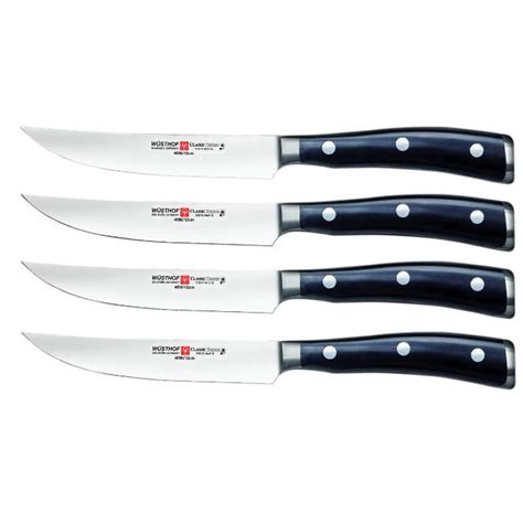 Wusthof Classic Ikon Steak Knife Set: 4-pc. | Northwestern Cutlery