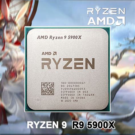 AMD Ryzen 9 5900X New R9 5900X 3.7 GHz Twelve-Core 24-Thread 7NM L3=64M ...