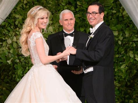 Trumps attend Steve Mnuchin's wedding, officiated by Mike Pence - ABC News