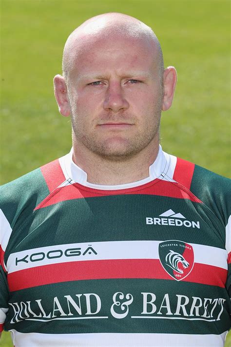 Dan Cole poses for a portrait during the Leicester Tigers squad photo ...