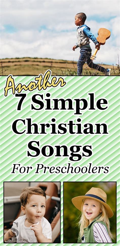 Another 7 Simple Christian Songs for Preschoolers | Sunday school songs ...