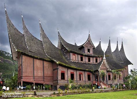 Gadang/Bagonjong House, the traditional house of the Minangkabau tribe ...