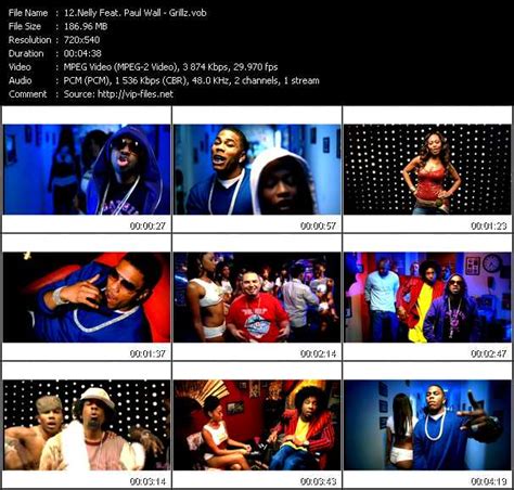 Nelly Feat. Paul Wall - Grillz - Download High-Quality Video(VOB)