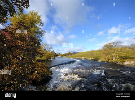 River Wharfe at Grassington,Yorkshire UK Stock Photo - Alamy