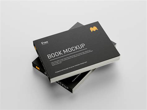 Landscape Book Mockup — Free Mockup World