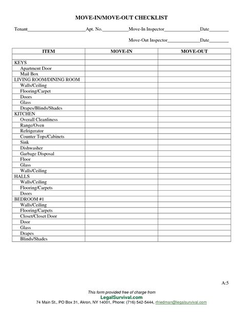 House Cleaning Checklist Excel ~ Excel Templates