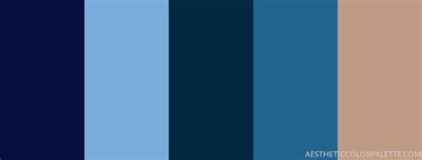 18 oxford Blue Color Palettes - Aesthetic Color Palette