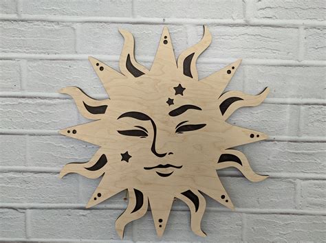 Sun and moon wall art Sun and moon wall decor Sun and moon | Etsy