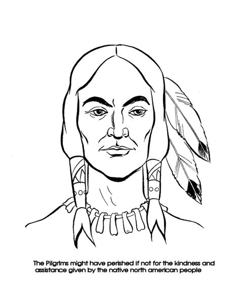 native american coloring pages - Clip Art Library
