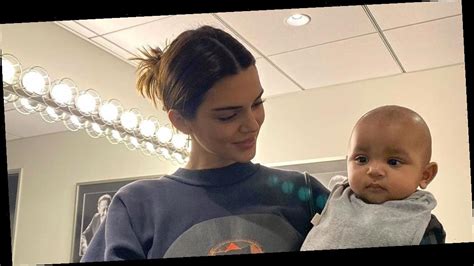 Kendall Jenner Cuddles Nephews, Jokes About Having Kids With Pal - WSTale.com