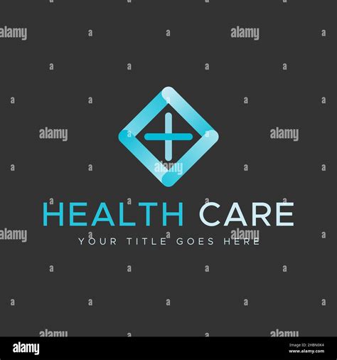 Healthcare Logo. Blue and white color minimal logo design.Abstract logo Stock Vector Image & Art ...