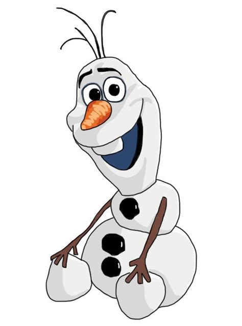 Do You Want To Build A Snowman? Learn To Draw Olaf! | Olaf drawing ...