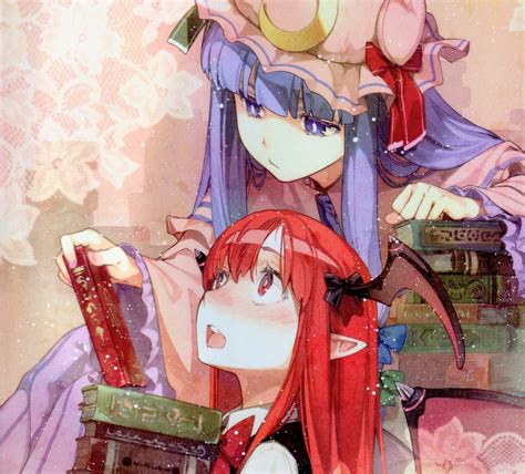 Anime, 1080P, Touhou, Patchouli Knowledge, Koakuma (Touhou) HD Wallpaper