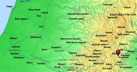 Anathoth Israel Map