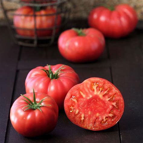 Organic Brandywine Pink Tomato Seeds ~25 Seeds - Organic, Non-GMO, Heirloom, Open Pollinated ...