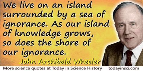 John Wheeler Quotes - 29 Science Quotes - Dictionary of Science ...