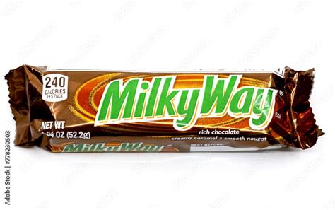 Milky Way brand candy bar. Invented in 1924, Milky Way is a chocolate ...