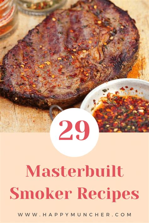 29 Masterbuilt Smoker Recipes (WITH Videos) – Happy Muncher