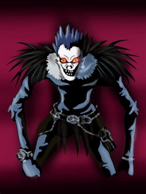 Death Note Shinigami Ryuk Drawing Always compare the drawing to the original and correct any ...