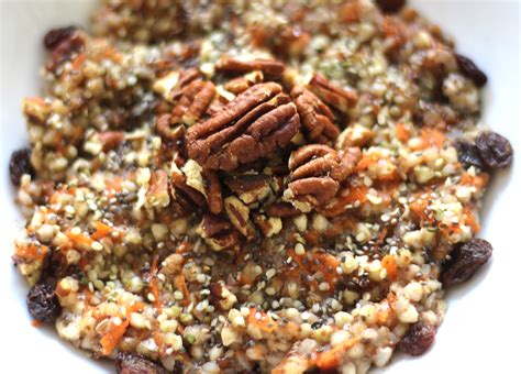 Buckwheat Groats & Carrot Porridge (Gluten-free, Vegan, Paleo, Dairy-free)