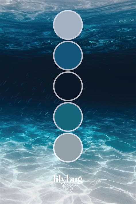 Deep Sea Colour Palette | Ocean color palette, Sea colour, Color ...