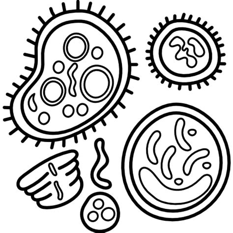 Germs Clipart Black And White