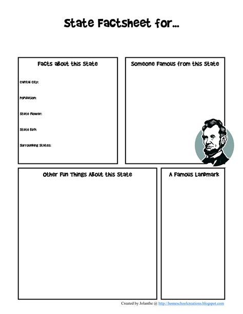 Blank Fact File Template Ks2