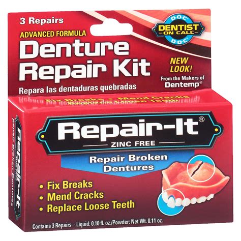 Walmart Denture Repair Kit