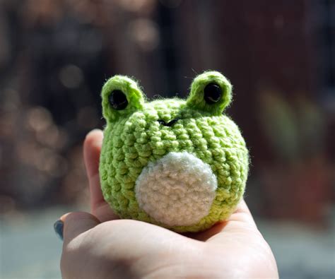 Small Crocheted Frog Frog Plush Worry Pet Frog Gifts - Etsy UK ...