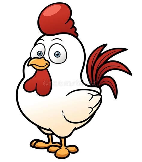 Cartoon chicken. Vector illustration of cartoon chicken , #sponsored, # ...