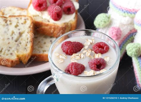 Oatmeal Kissel for Weight Loss, Homemade Oat Milk Vegan Product Concept Stock Photo - Image of ...