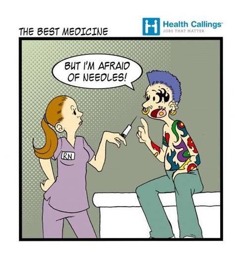 The Best Medicine: Afraid of Needles | Medical assistant humor, Medical humor, Nurse jokes