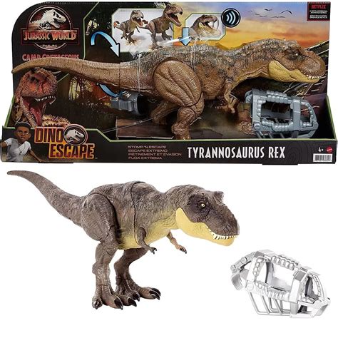 Jurassic World T-Rex Fuga Extrema - GWD67 - Com som - Mattel - Real ...