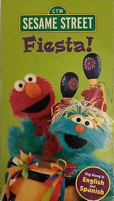 Sesame Street Fiesta Vhs Pic Click