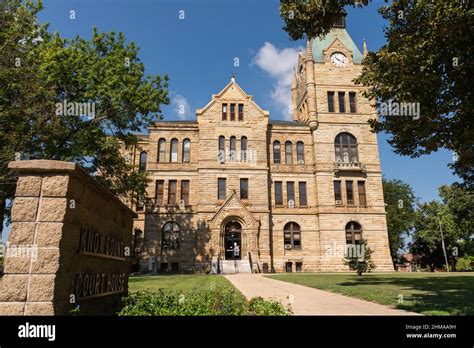 Exterior of the Knox County Courthouse in Galesburg, Illinois Stock ...