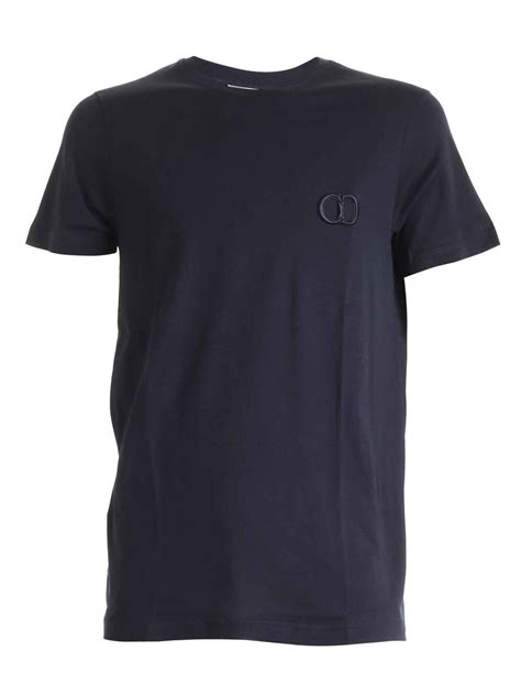 Dior - CD Icon T-shirt in blue - t-shirts - 013J600A0589585 | iKRIX.com