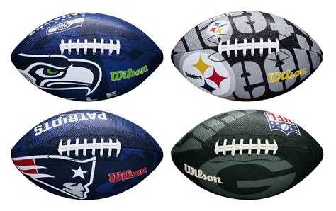 Wilson NFL Team Logo American Football Junior