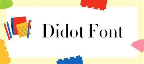 Didot Font Free Download