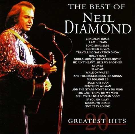 Neil Diamond – The Best Of Neil Diamond - 20 Greatest Hits (1997, CD ...