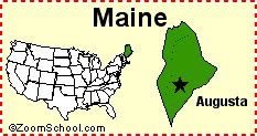 Capital Of Maine Map - Park Map