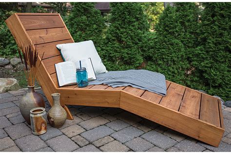 How To Build A Comfortable Chaise Lounge For Outdoor Use