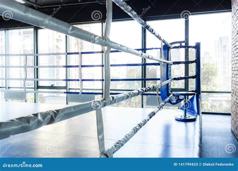 Corner of the boxing ring stock image. Image of professional - 141799433