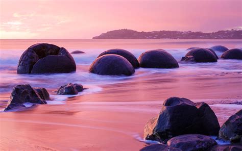 Moreaki Boulders, Koekohe Beach, New Zealand | Weltwunder, Naturwunder, Natur