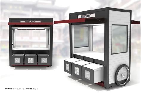 Specialty Kiosk design for outdoor retail environment | Kiosk design ...