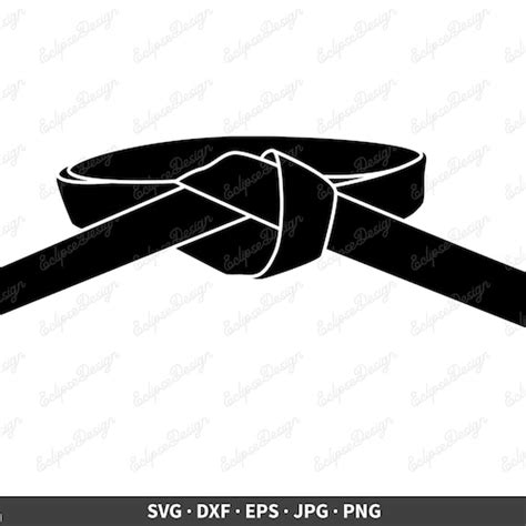 Black Belt Svg, Karate Clipart, Taekwondo Png, Martial Arts Dxf, Black ...