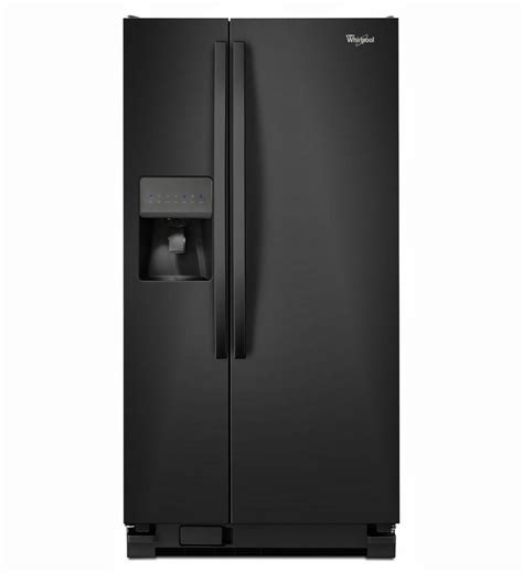 Whirlpool Refrigerator Brand: WRS322FDAB Black Whirlpool Refrigerator