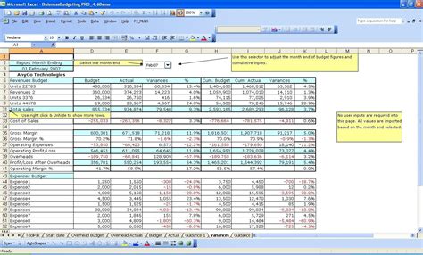 12 Month Business Budget Template Excel Business Spreadshee 12 month business budget template excel.