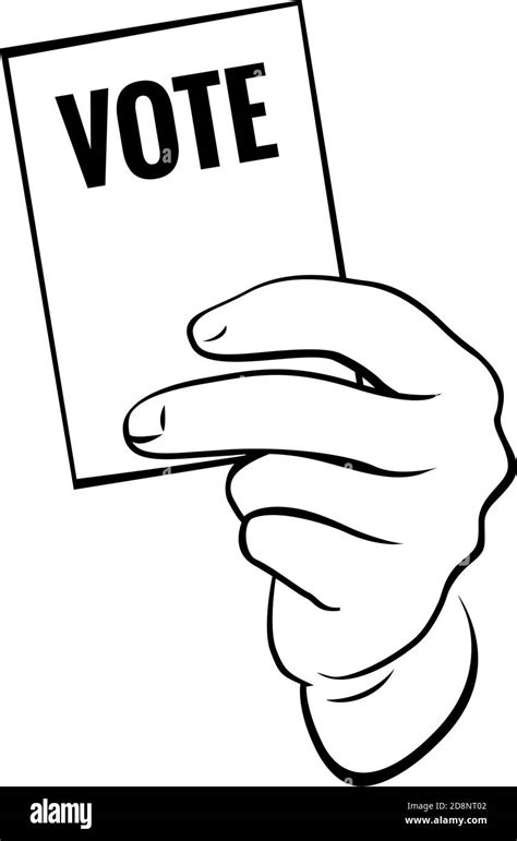 Voting Black And White Clip Art