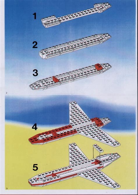 LEGO Aircraft Instructions 1774, City | Lego plane, Lego instructions, Lego activities