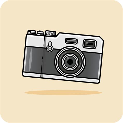 old camera black and gray color, vector design and isolated background. 13368886 Vector Art at ...